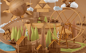 C4D-积木世界建模及渲染