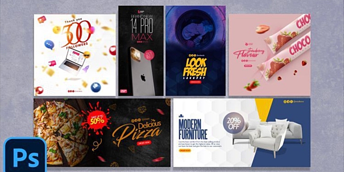 Udemy – Photoshop CC横幅广告设计