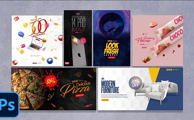 Udemy – Photoshop CC横幅广告设计