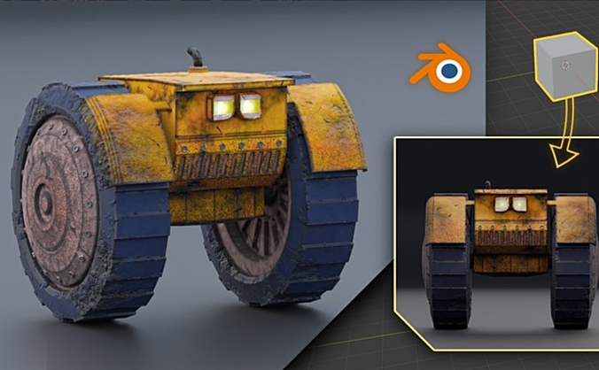 Udemy – Blender写实机器人创建