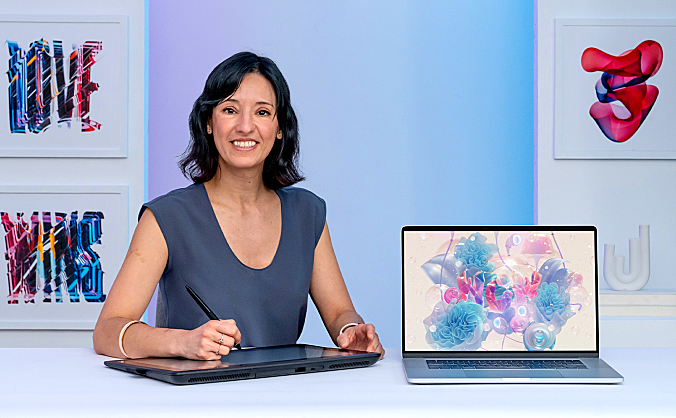 Domestika – 带插画风格的3D字体艺术