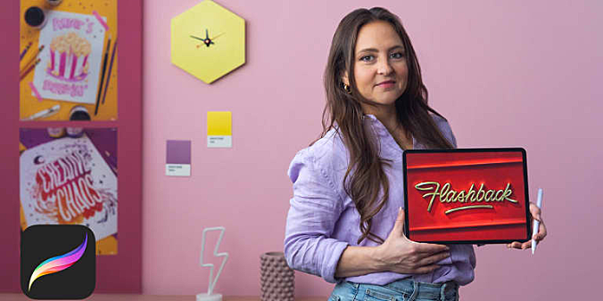 Domestika – Procreate 3D字母设计