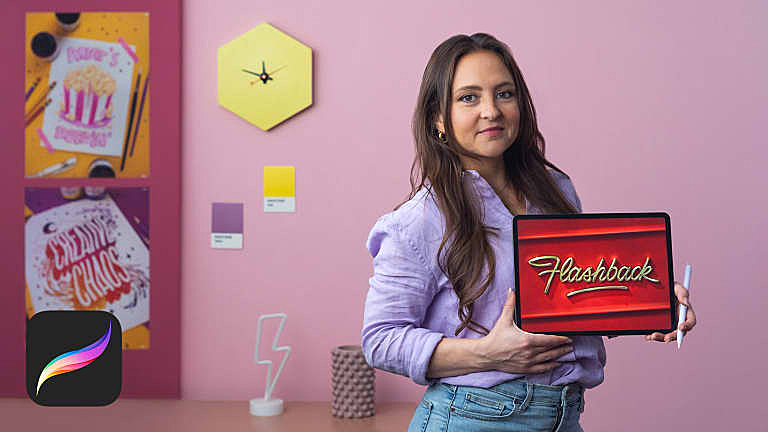 Domestika – Procreate 3D字母设计