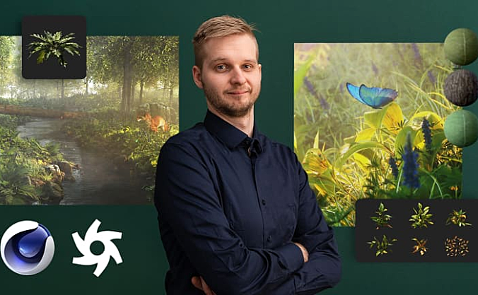 Domestika – C4D+OC写实级自然环境制作