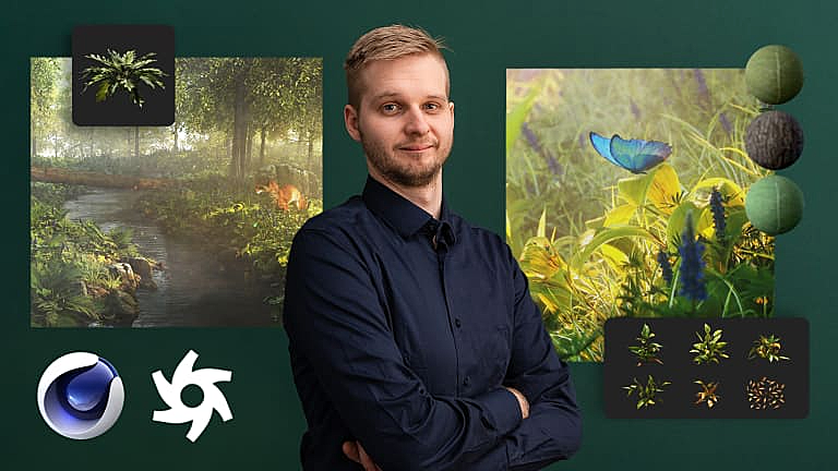 Domestika – C4D+OC写实级自然环境制作