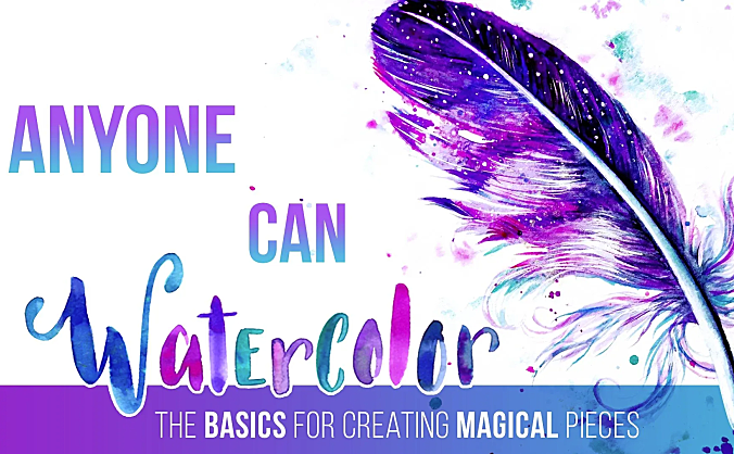 Skillshare – 羽毛水彩画艺术