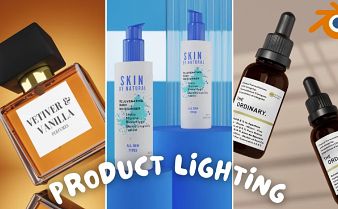 Skillshare – Blender 3D产品照明技术