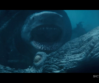 Scanline VFX制作的《巨齿鲨2：深渊 (Meg 2: The Trench)》-视效解析