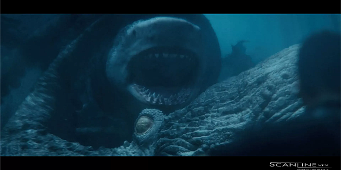 Scanline VFX制作的《巨齿鲨2：深渊 (Meg 2: The Trench)》-视效解析
