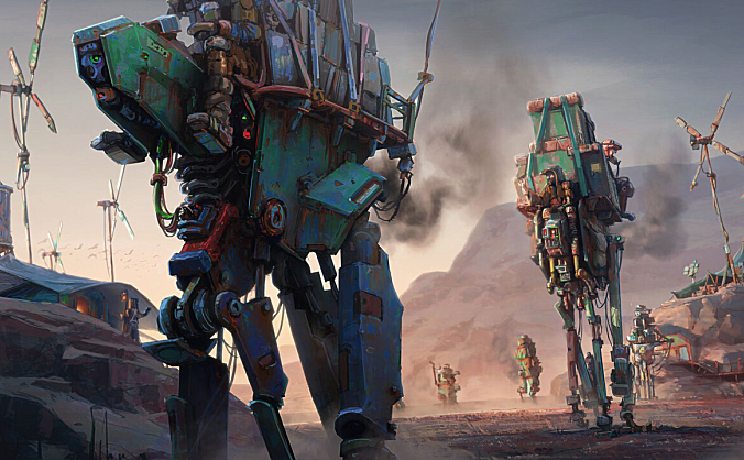 The Gnomon Workshop – 含寓意的CG机甲概念插画