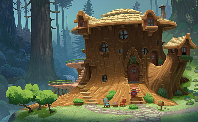 The Gnomon Workshop – PS动画风格背景绘画