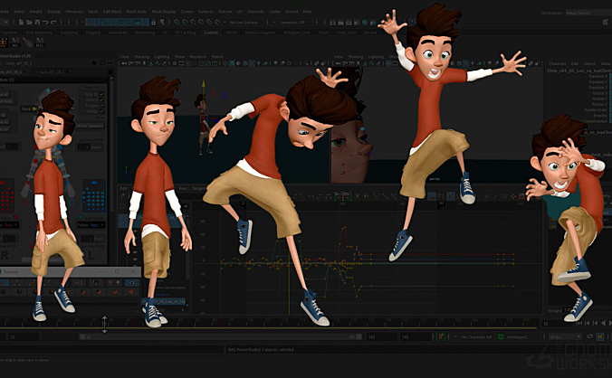 The Gnomon Workshop – Maya角色情感表达动画制作