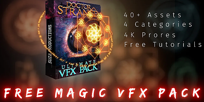 43个奇异博士魔法能量护盾粒子传送门VFX特效合成动画4K视频素材