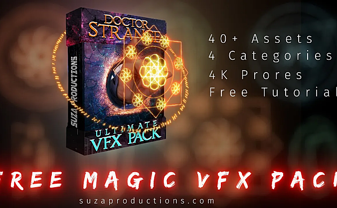 43个奇异博士魔法能量护盾粒子传送门VFX特效合成动画4K视频素材