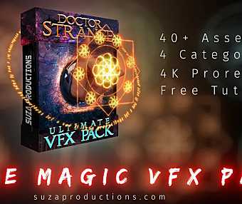 43个奇异博士魔法能量护盾粒子传送门VFX特效合成动画4K视频素材