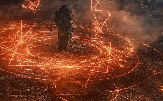 82个科幻上古魔法印记护盾战斗火花特效动画4K视频素材