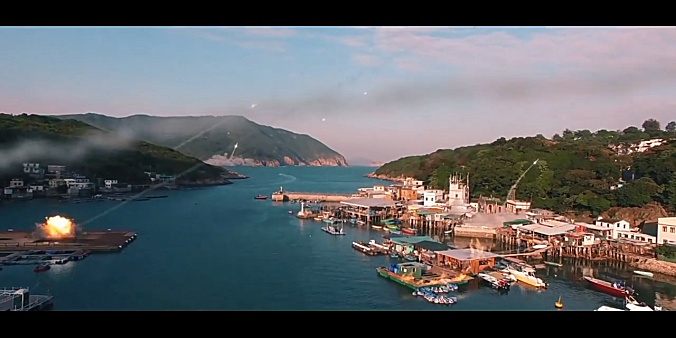 4K视频素材-炮弹导弹攻击发射爆炸视觉特效动画(有透明通道) 