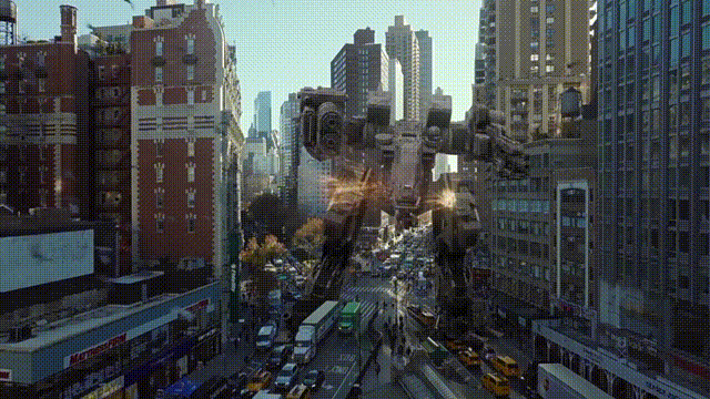 624个科幻史诗机器人机甲宇宙飞船激光火花特效合成4K视频素材