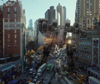 624个科幻史诗机器人机甲宇宙飞船激光火花特效合成4K视频素材