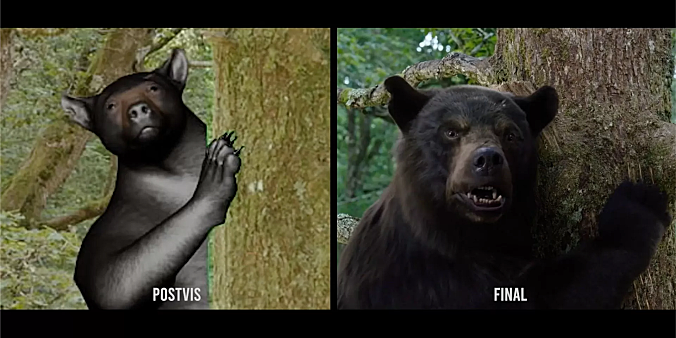 Halon制作的《可卡因熊(Cocaine Bear)》-视效解析