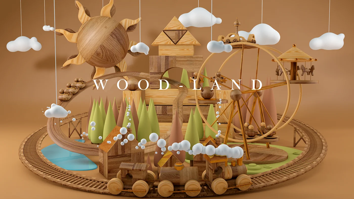 C4D-积木世界建模及渲染