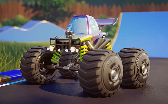 【教程】Blender Rig高级教程 怪兽大脚车绑定完全教程 双语字幕 含配套课件下载！