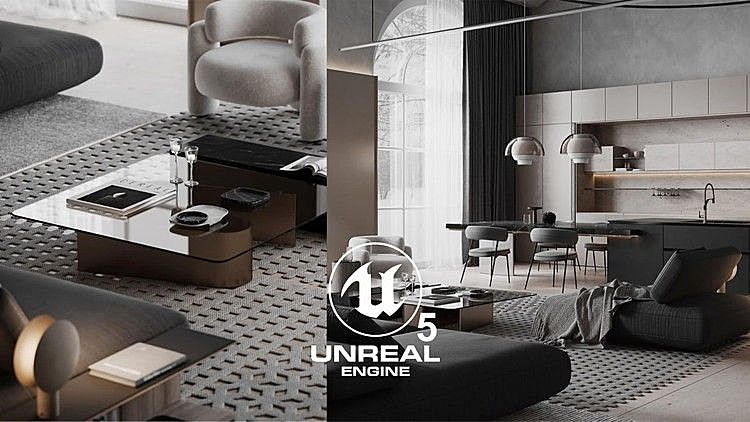 【教程】UE5室内漫游教程 双语字幕 含项目下载！