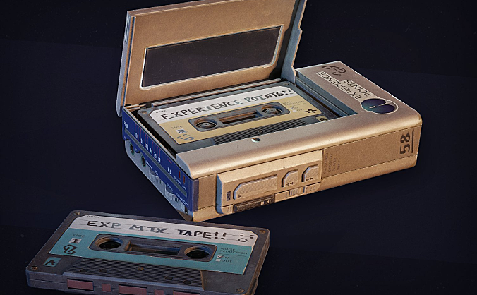 【教程】Maya超精细游戏道具建模流程 双语字幕 全部模型下载！