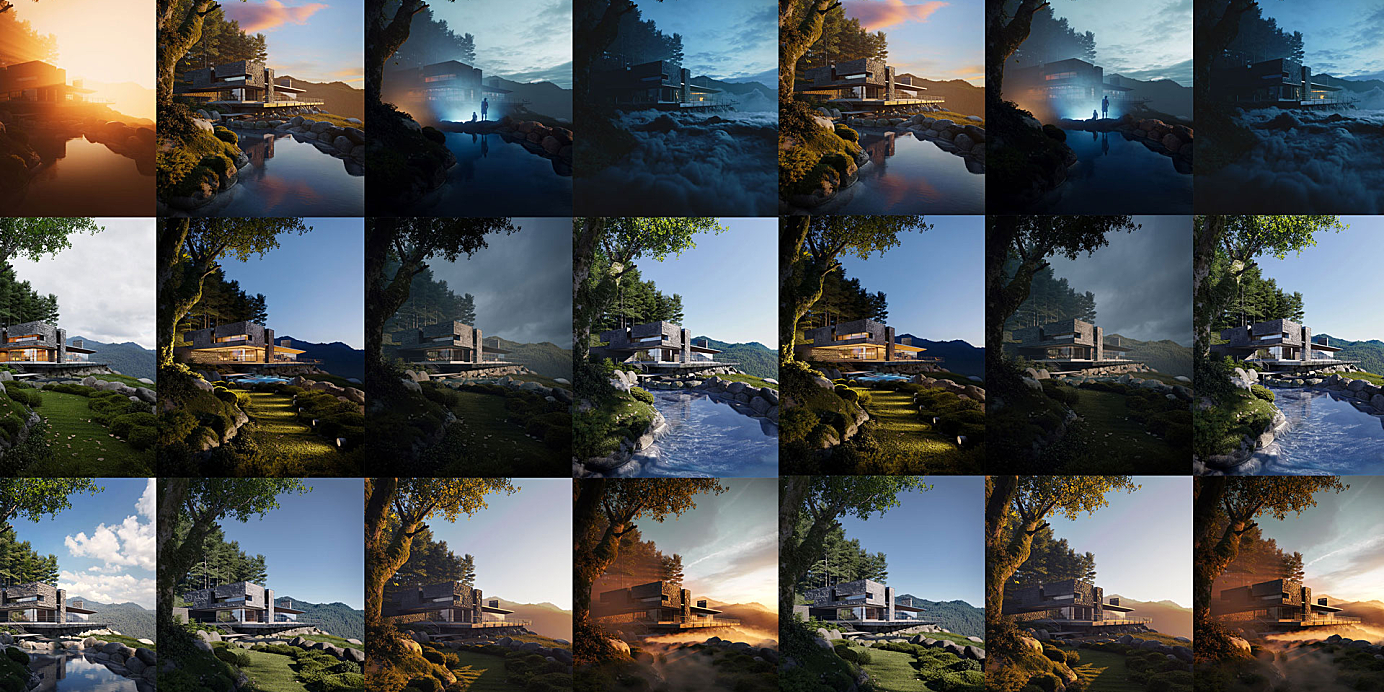 【教程】3D室外场景照明大师班 全部课件下载！！！