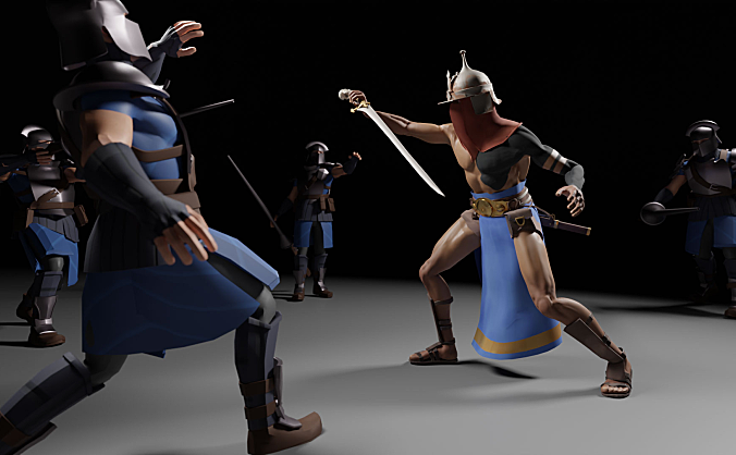 【教程】Blender + UE5 游戏角色建模材质绑定动画全流程 没有项目！！！