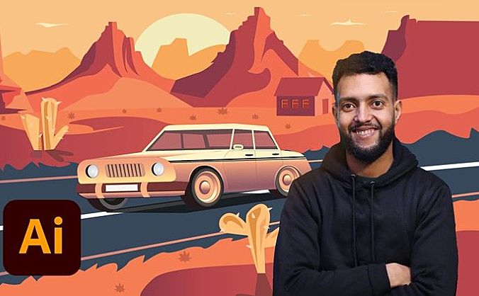 Udemy – 30天学习插画挑战(Adobe Illustrator)