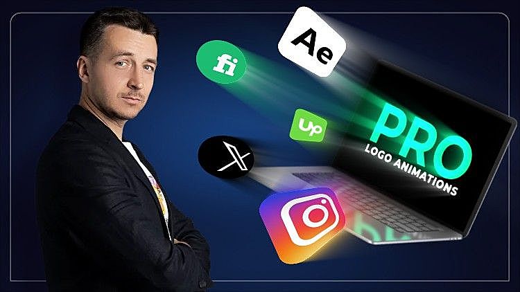 Udemy – AE动态图形LOGO动画演绎技术