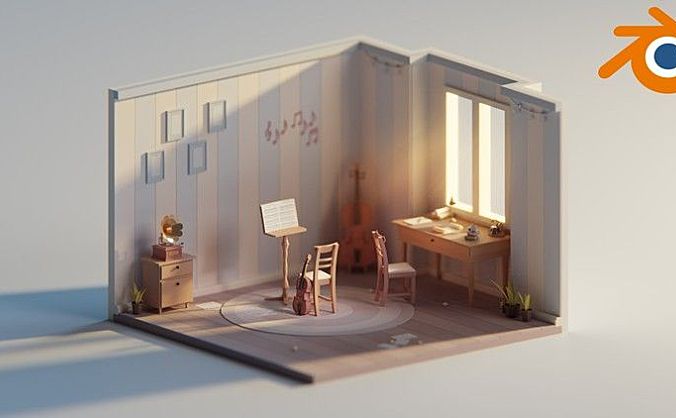 Udemy – Blender 3D等距场景创建大师班