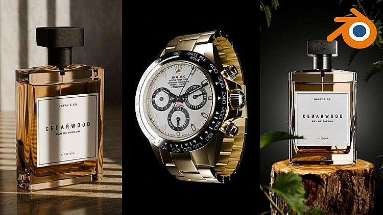 Udemy – Blender 3D产品动态可视化