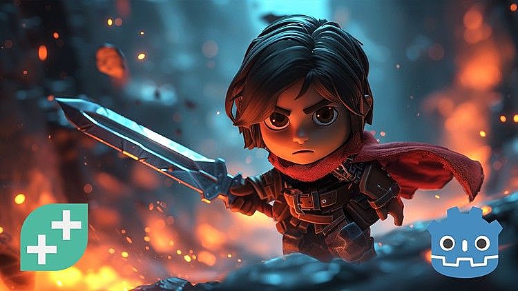 Udemy – Godot 4+C#构建2.5D RPG动作冒险游戏