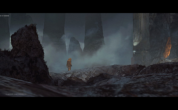 【教程】Blender科幻场景自然景观 全部课件下载！