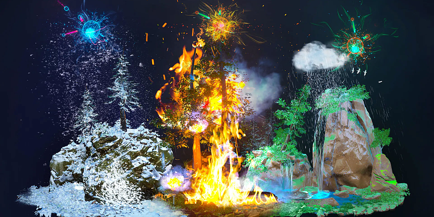 【教程】虚幻引擎5/UE5 自然特效高级教程 (3.28G配套课件下载)