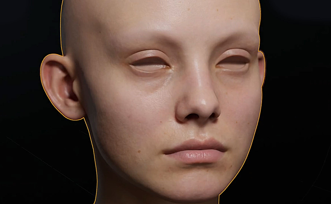 【教程】虚幻5 写实次表面散射材质（皮肤质感）高级教程 配套课件下载