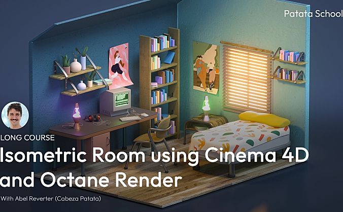 Patata School – Cinema 4D+Octane等距模型制作