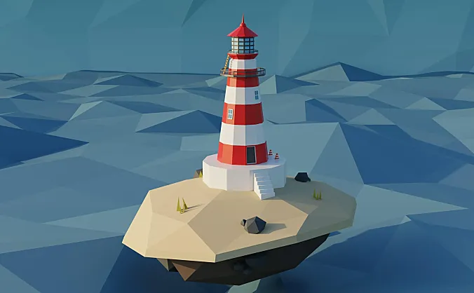 Skillshare – Blender 3D制作风格化灯塔